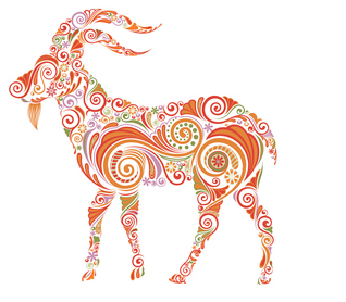 Chinese sterrenbeeld geit