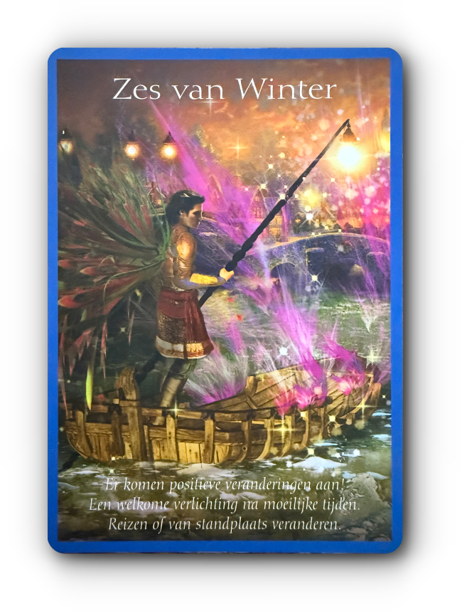 elfen tarot kaart uitleg zes van winter
