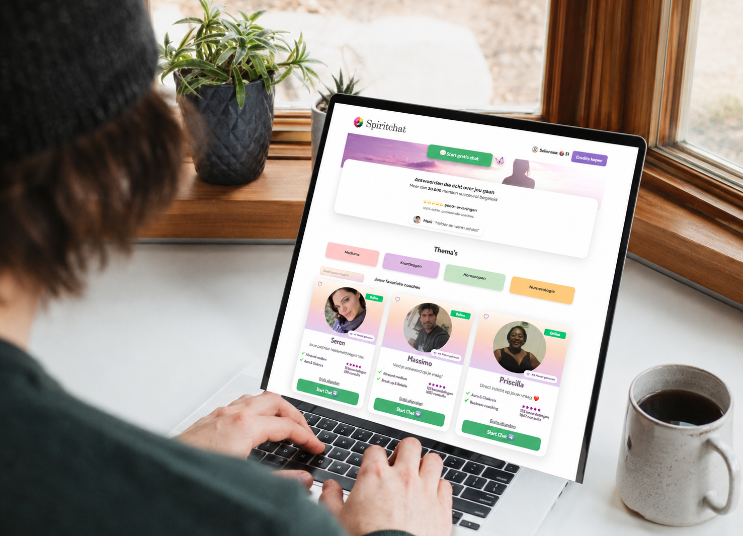 Mediumchat start een gratis chat met een medium