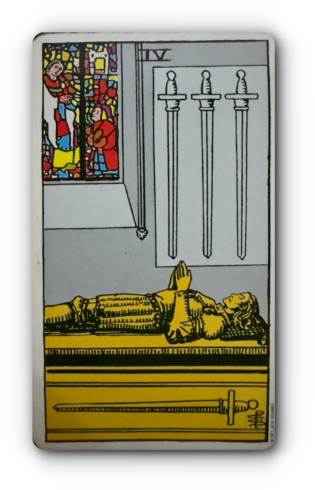 zwaarden vier uitleg tarot kaart