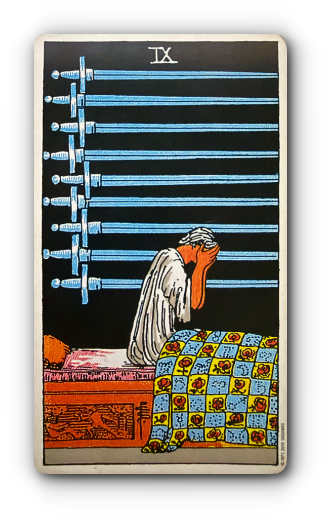 tarot kaart zwaarden 9 uitleg