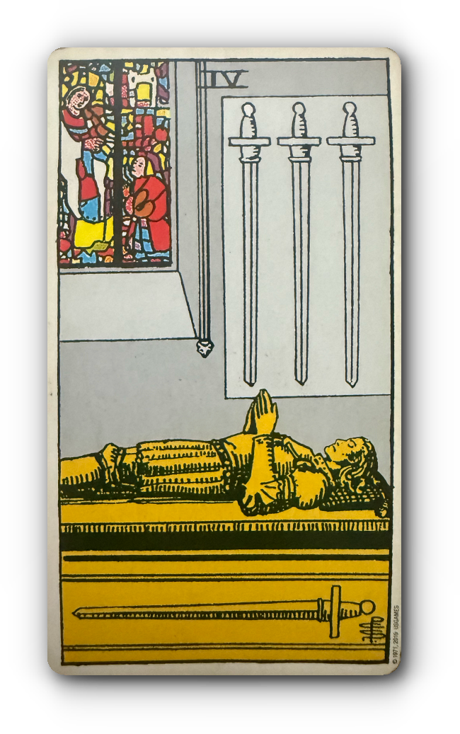 betekenis tarot zwaarden vier